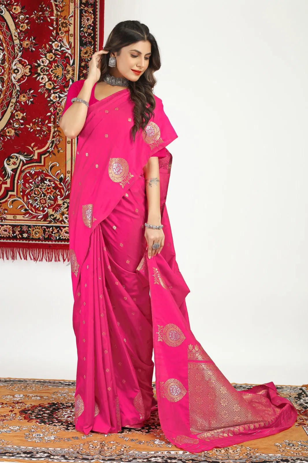 Triva Silk Handloom Kanchipuram Pure Silk Sarees Catalog